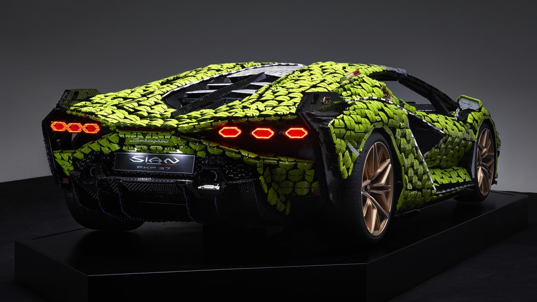 Life Size Lego Technic Lamborghini Sian Fkp 37 10