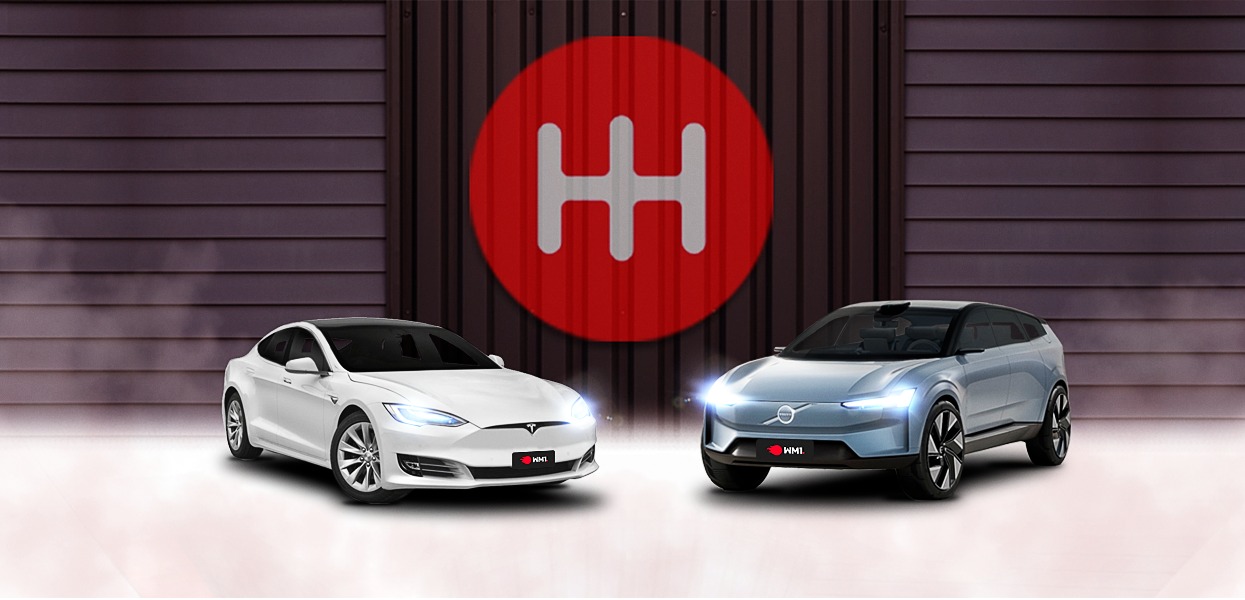 Tesla Model S x Volvo Concept Recharge