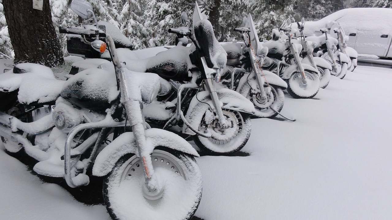 Harley Davidson Motorcycles Snow 1 (1)