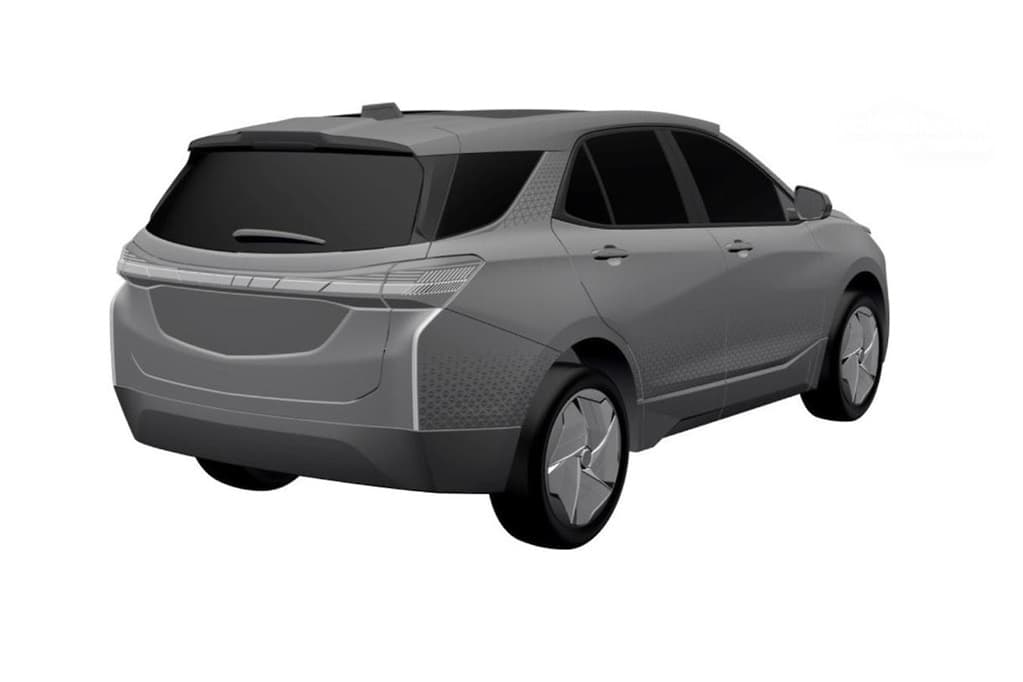 Patentes do Chevrolet Equinox elétrico