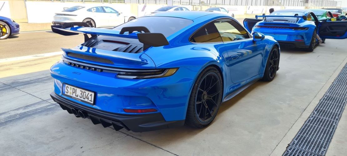 Porsche 911 Gt3 Traseira Azul