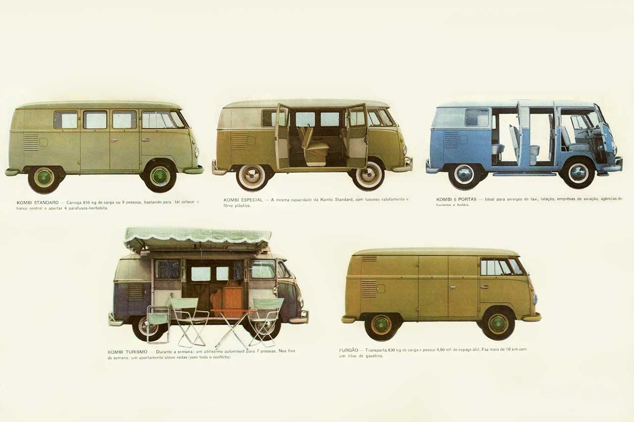 catalogo de versões kombi