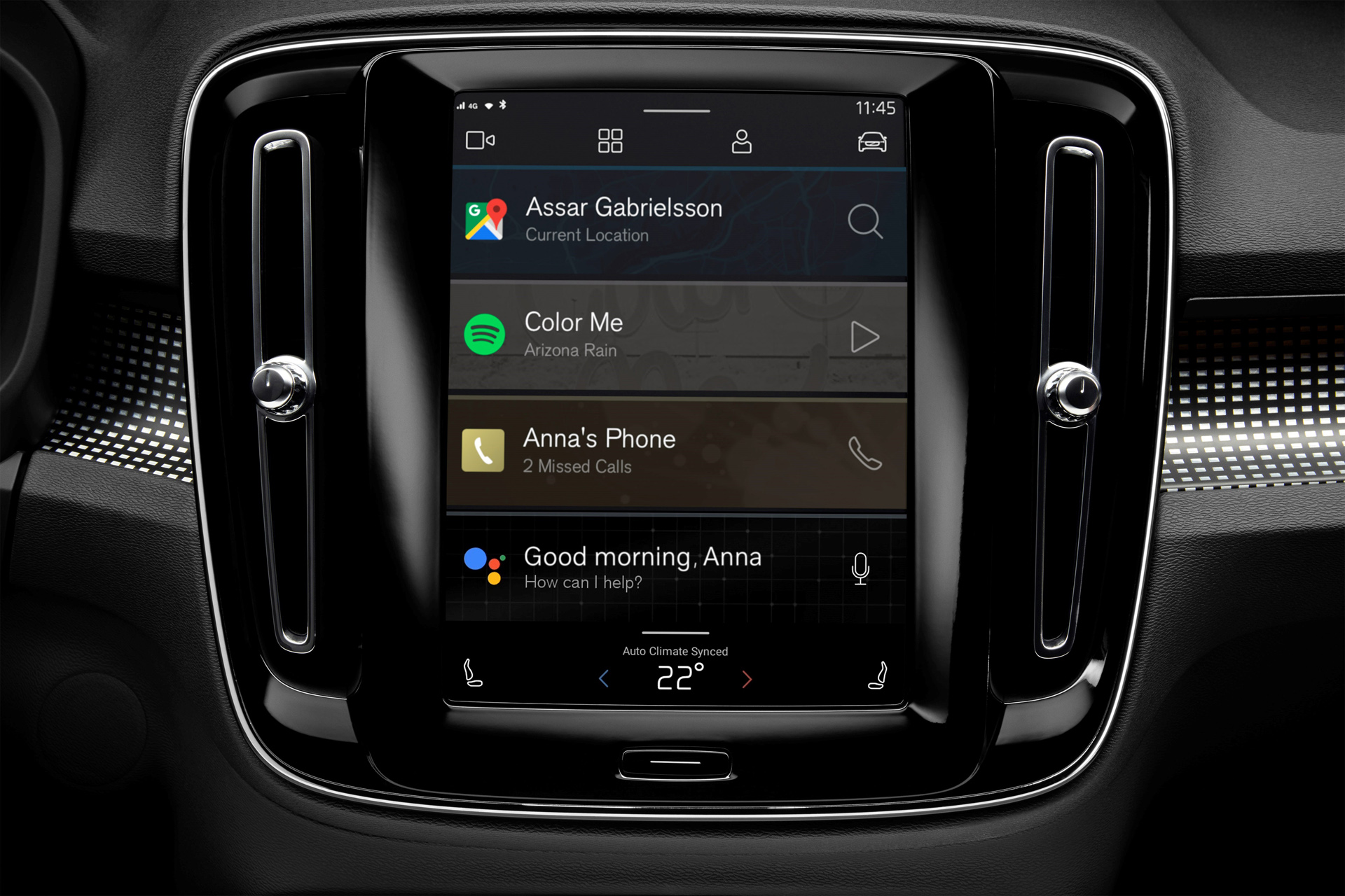 Fully Electric Volvo Xc40 Introduces Brand New Infotainment Syst
