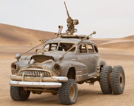 Mad Max Buick Artilharia Pesada Com Hummer Weapon Mount