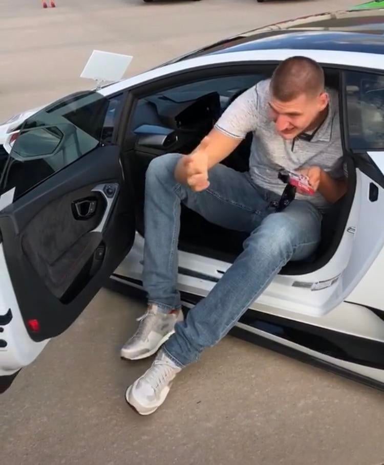 Nikola Jokic Lamborghini Huracan Denver Nuggets