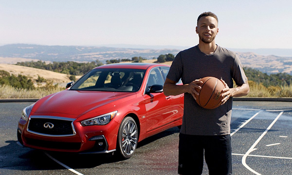 Stephen Curry Golden State Warriors Infiniti Q50