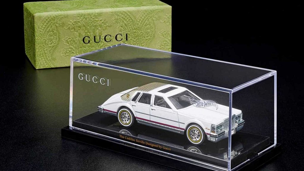 1982 Cadillac Seville Gucci Hot Wheels Top Box With Car