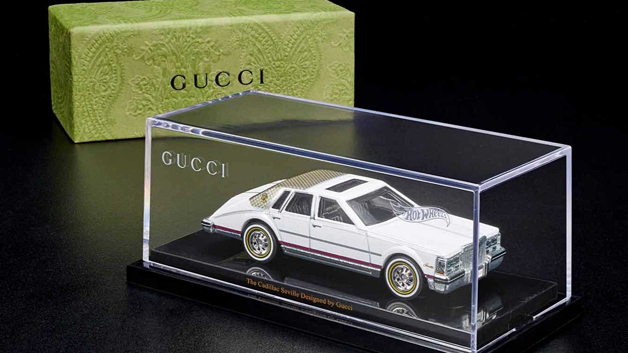 1982 Cadillac Seville Gucci Hot Wheels Top Box With Car