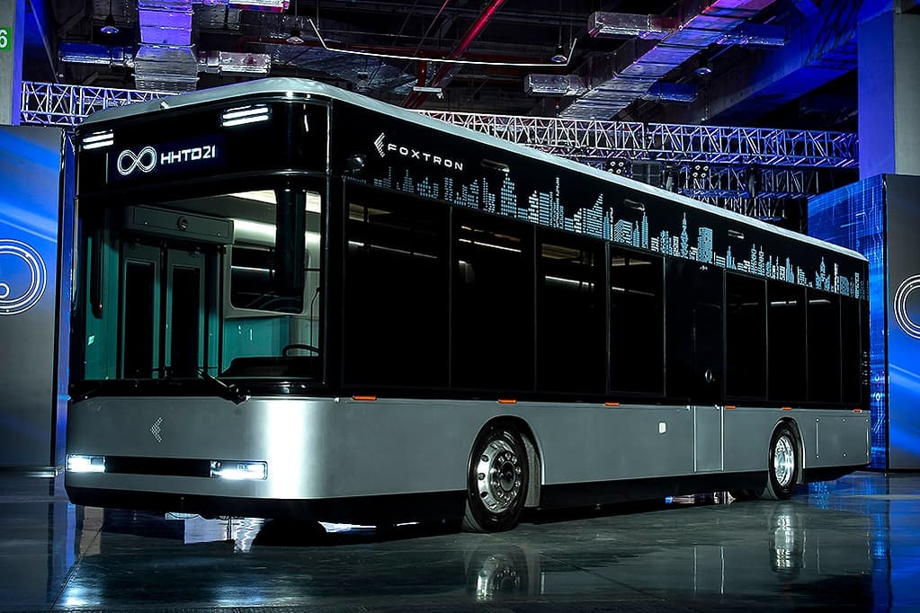 Model T, ônibus elétrico da Foxconn em parceria com a Yulon Motors