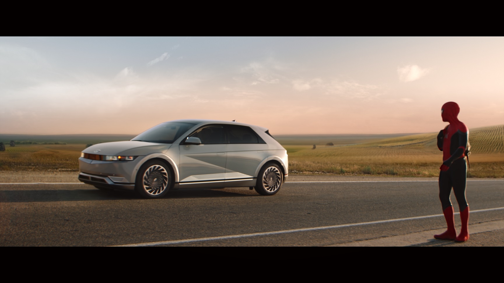Hyundai Ioniq5 no novo filme do Homem-Aranha