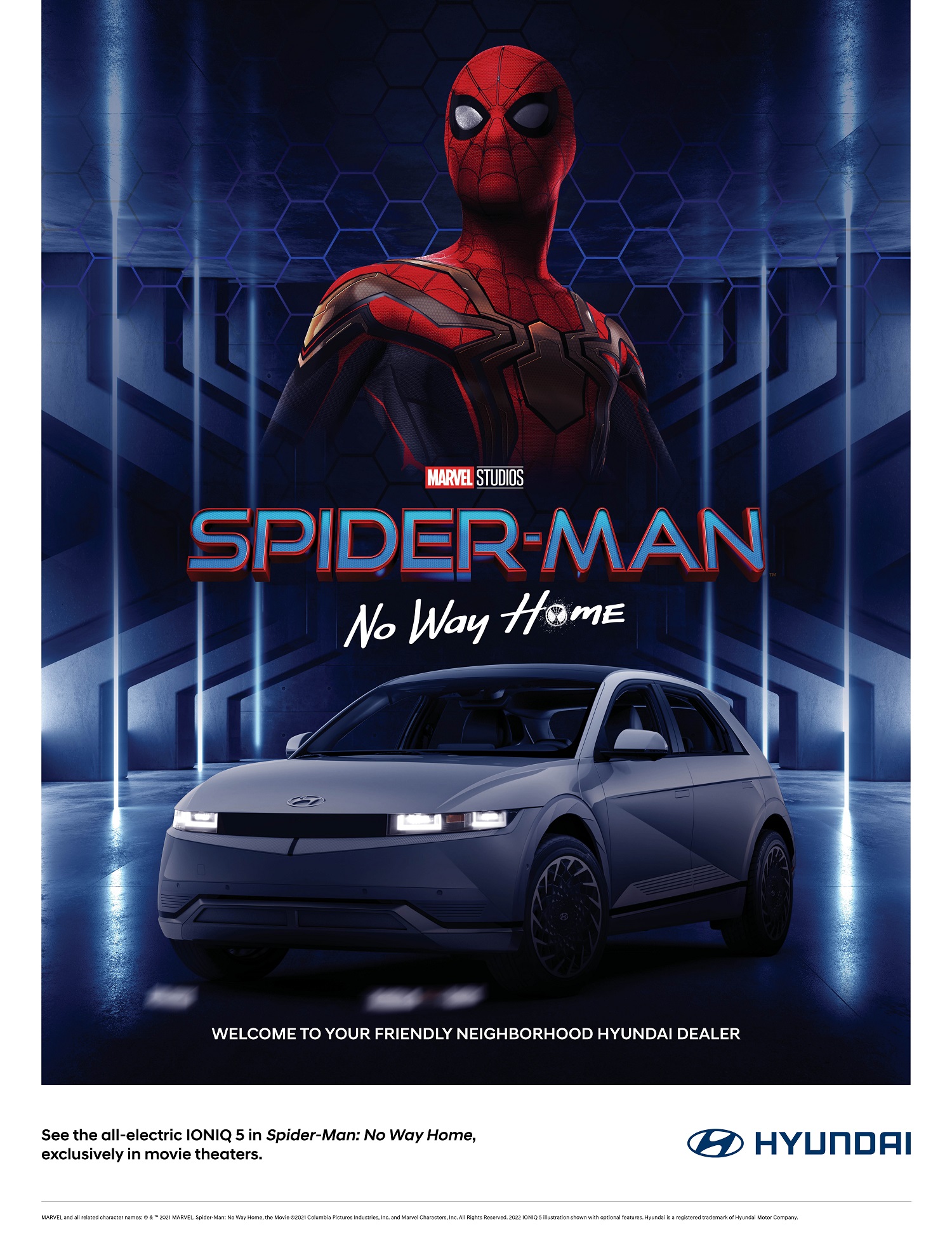 Hyundai Ioniq5 no novo filme do Homem-Aranha