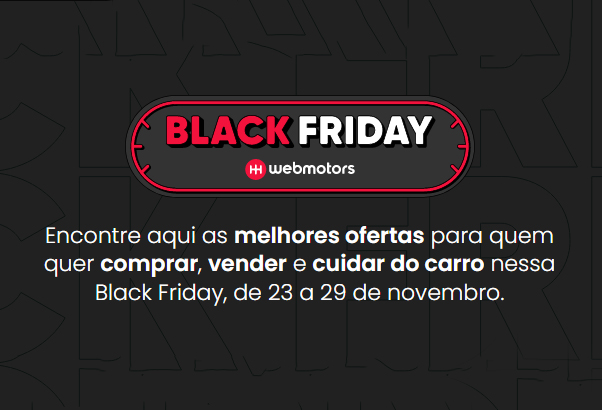 Black Friday Webmotors 2021