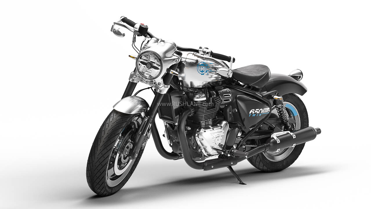 Royal Enfield 650cc Bobber Sg650 Concept 10