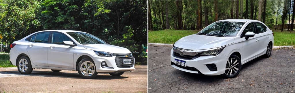 Chevrolet Onix Plus x Honda City