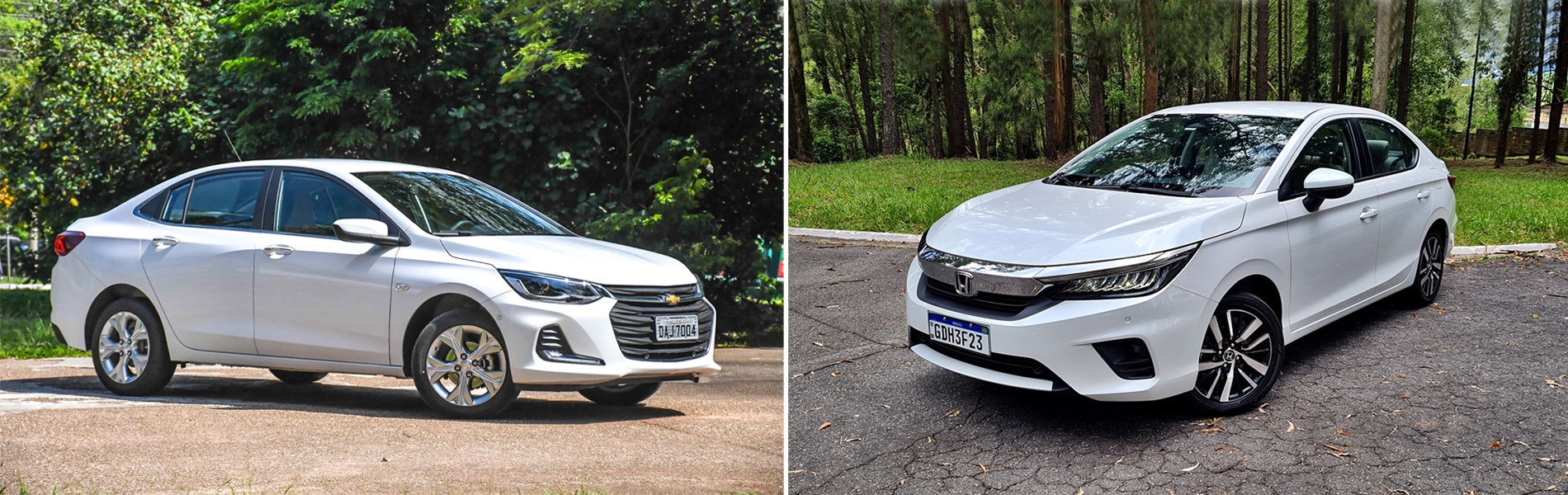 Chevrolet Onix Plus x Honda City