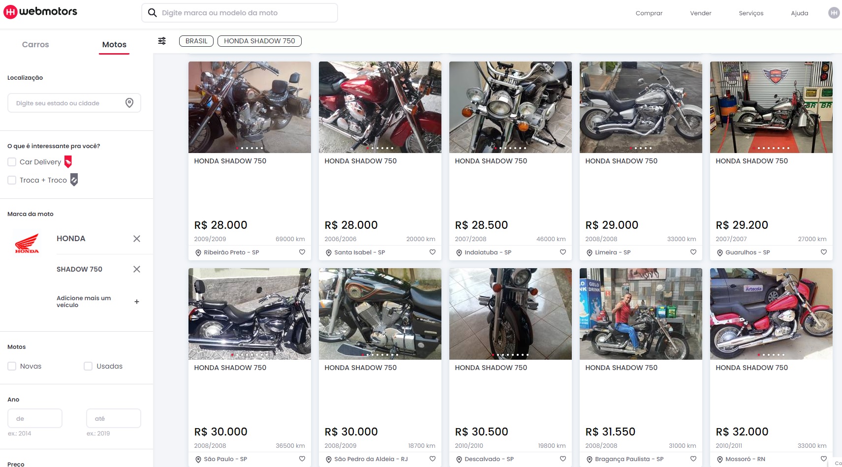 Honda Shadow 750 1