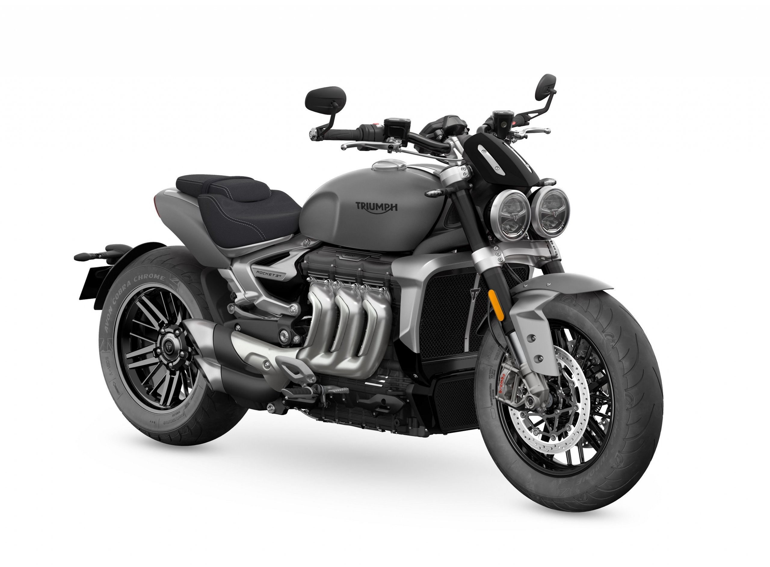 2023 Triumph Rocket 3 R Matt Silver Ice