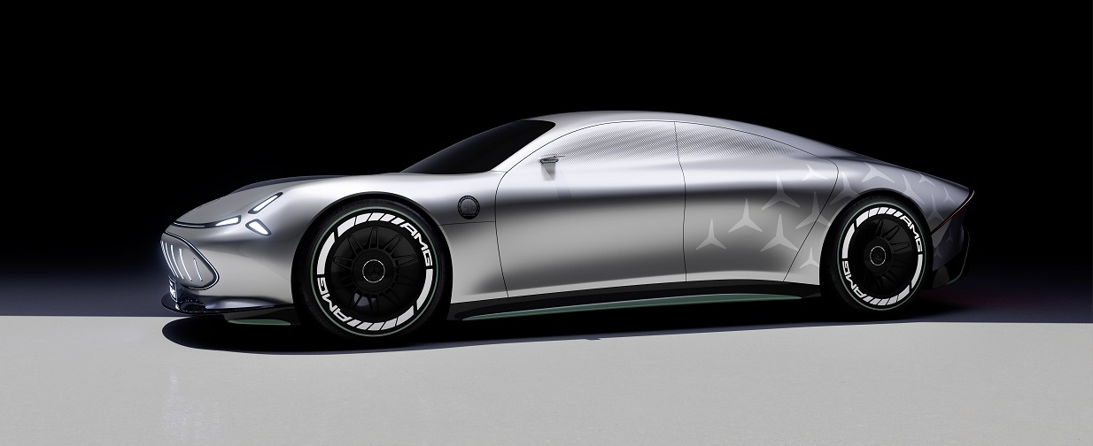 Showcar Vision Amg Gibt Ausblick Auf Die Vollelektrische Zukunft Von Mercedes Amg Vision Amg Show Car Offers Glimpse Of All Electric Future Of Mercedes Amg