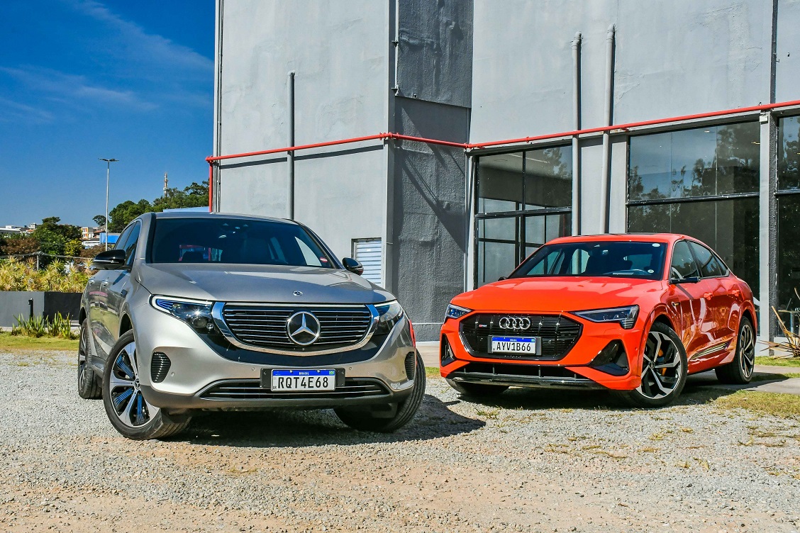 1. Webmotors Comparativo Mercedes Benz Eqc 400 4matic X Audi E Tron Sportback Performance Black 3433