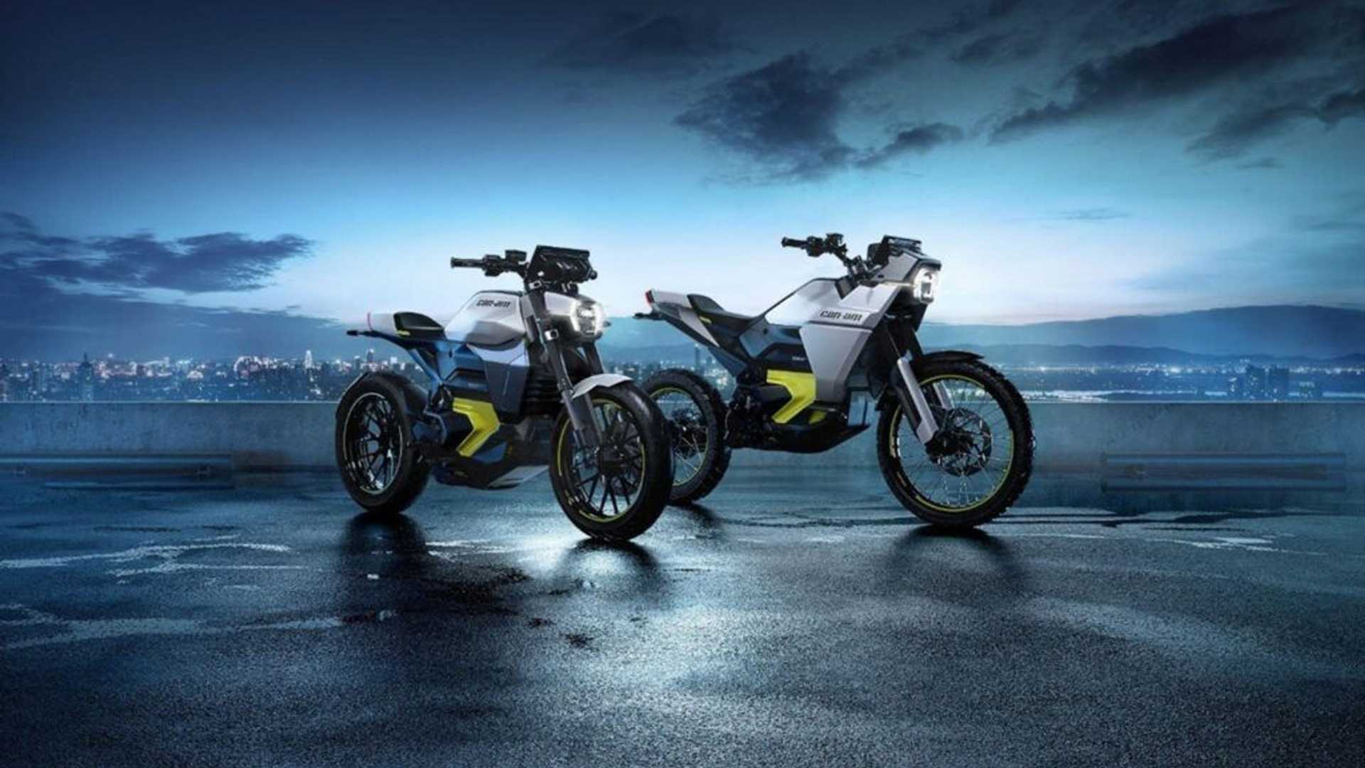 Can-Am revela motos elétricas