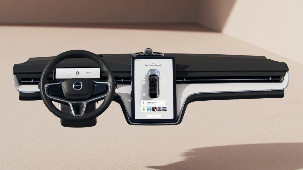 Volvo EX90 terá painel digital e multimídia "tablet"