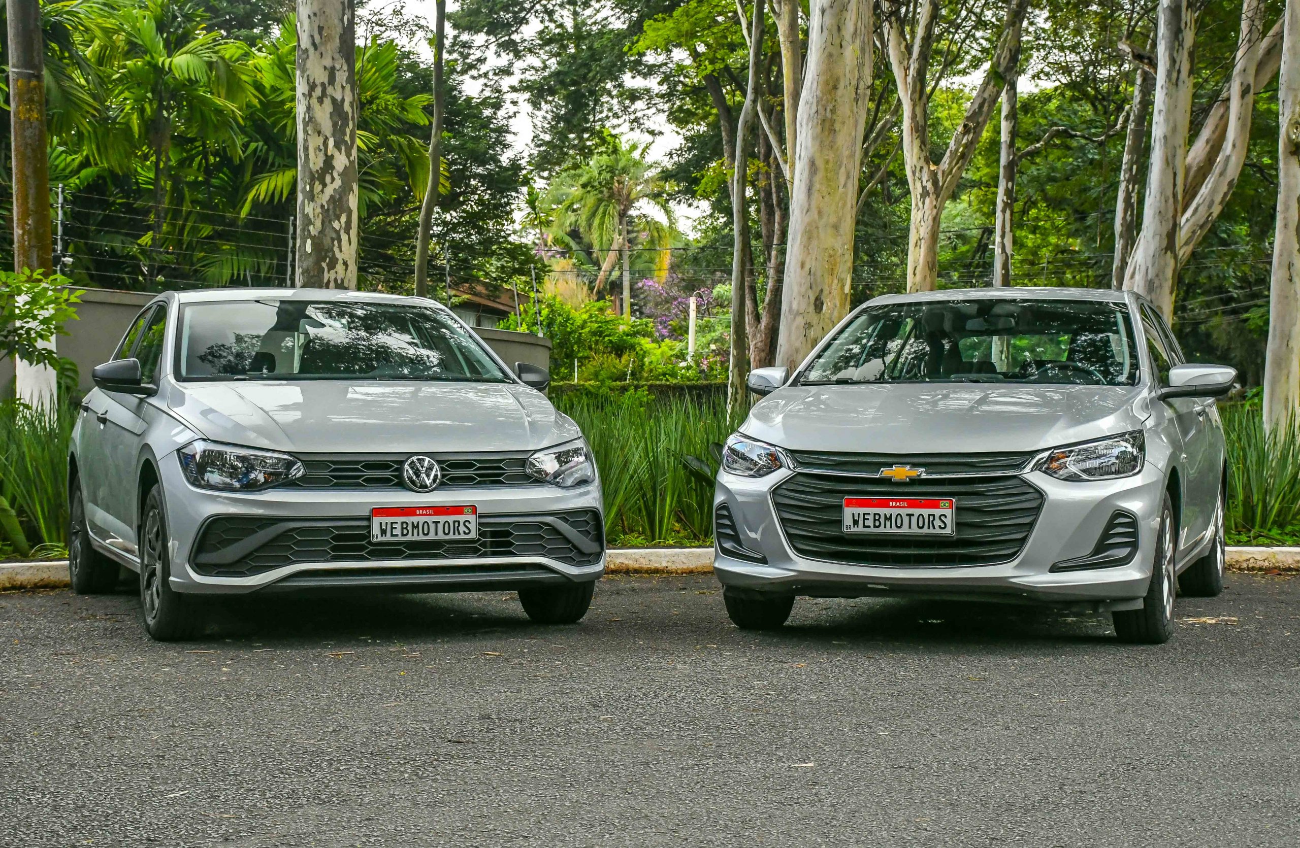 Comparativo Volkswagen Polo Track X Chevrolet Onix 1.0 9870