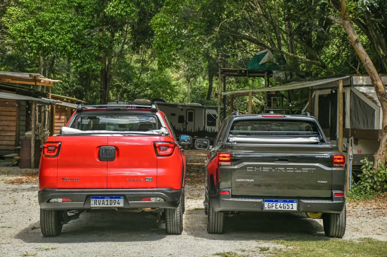 Comparativo Fiat Toro Endurance X Checrolet Montana Premiere 4527