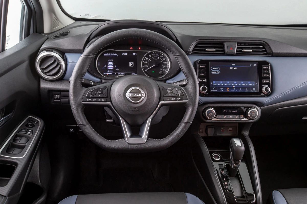 Nissan Versa 2024 Interior Detalhe Painel E Volante Multifuncional F4