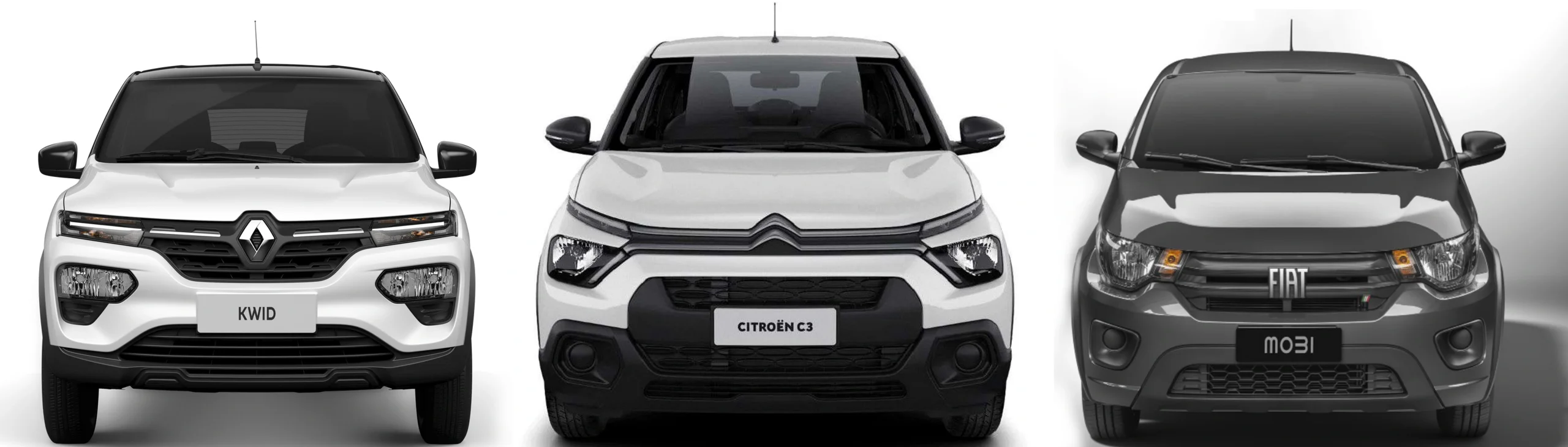 Compara C3,kwid,mobi Destaque 1