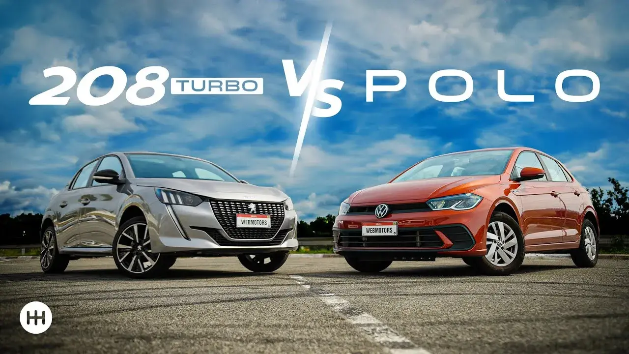 Peugeot 208 Style 200 Turbo Contra O Volkswagen Polo Comfortline