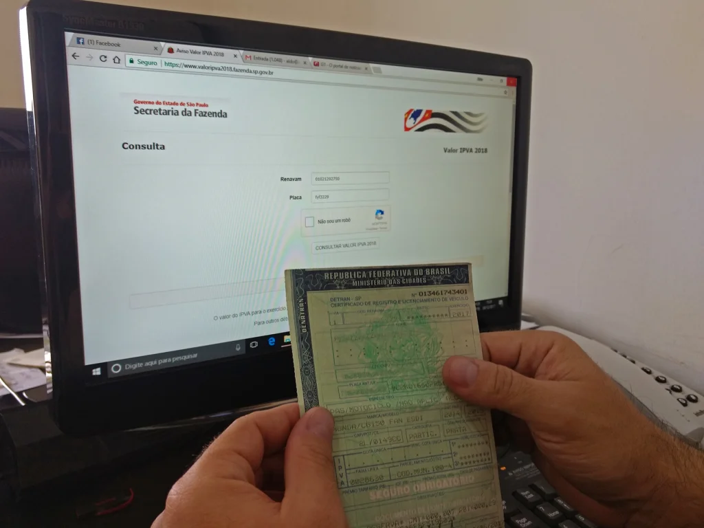 Em SP, a alíquota do IPVA 2026 é de 4%