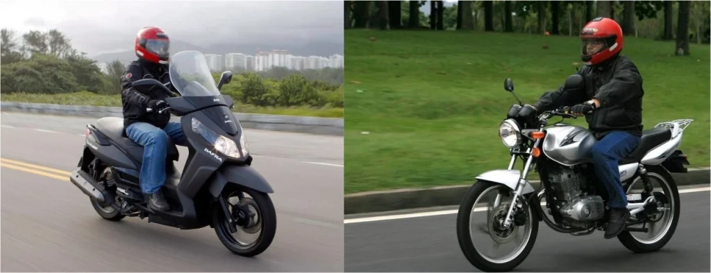 Moto Versus Scooter