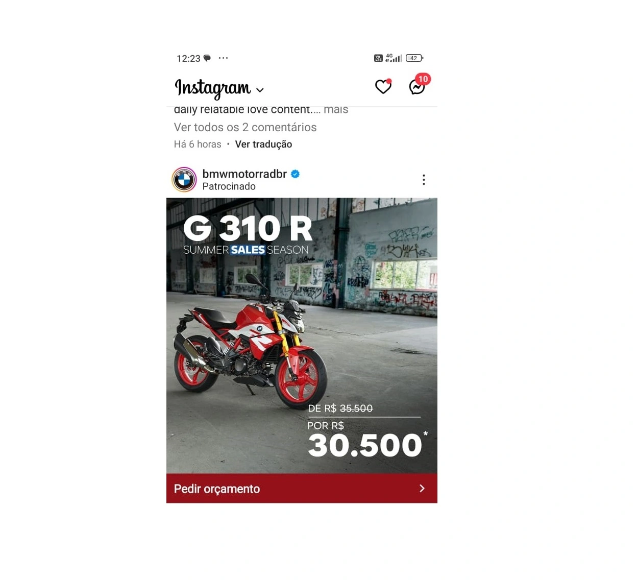 Bmw G 310 Gs Desconto 1