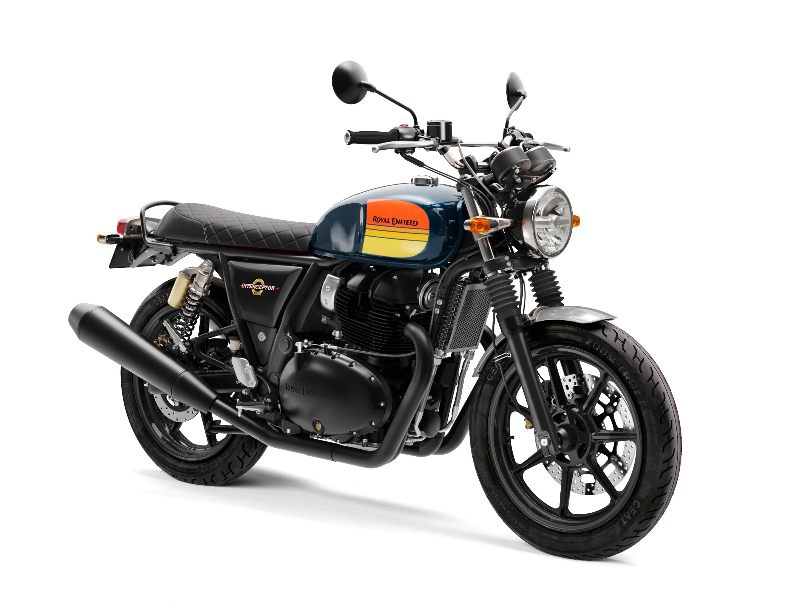 Royal Enfield Interceptor Barcelona Blue