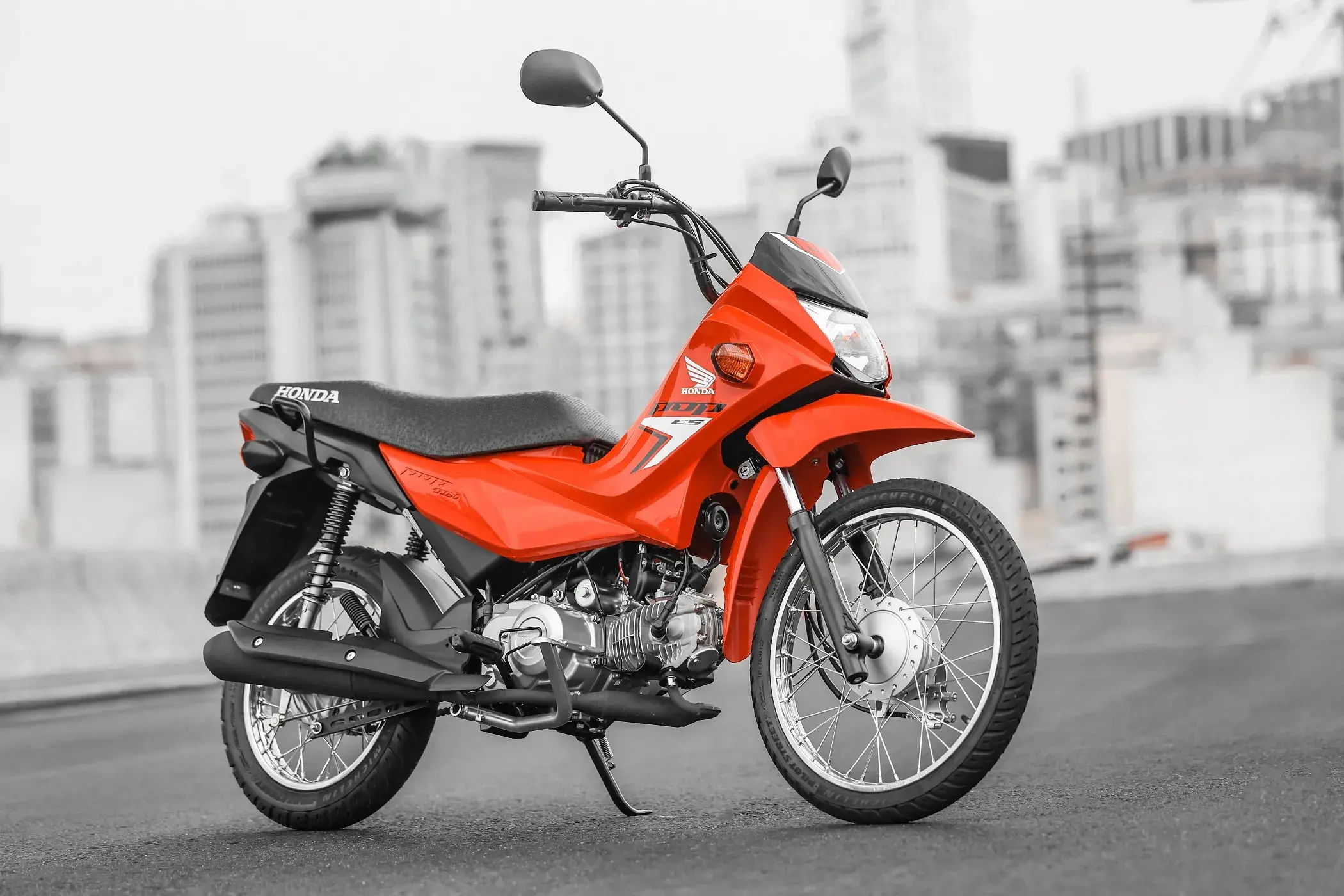 A "magrela" Pop110i é a segunda moto mais vendida pela Honda no Brasil
