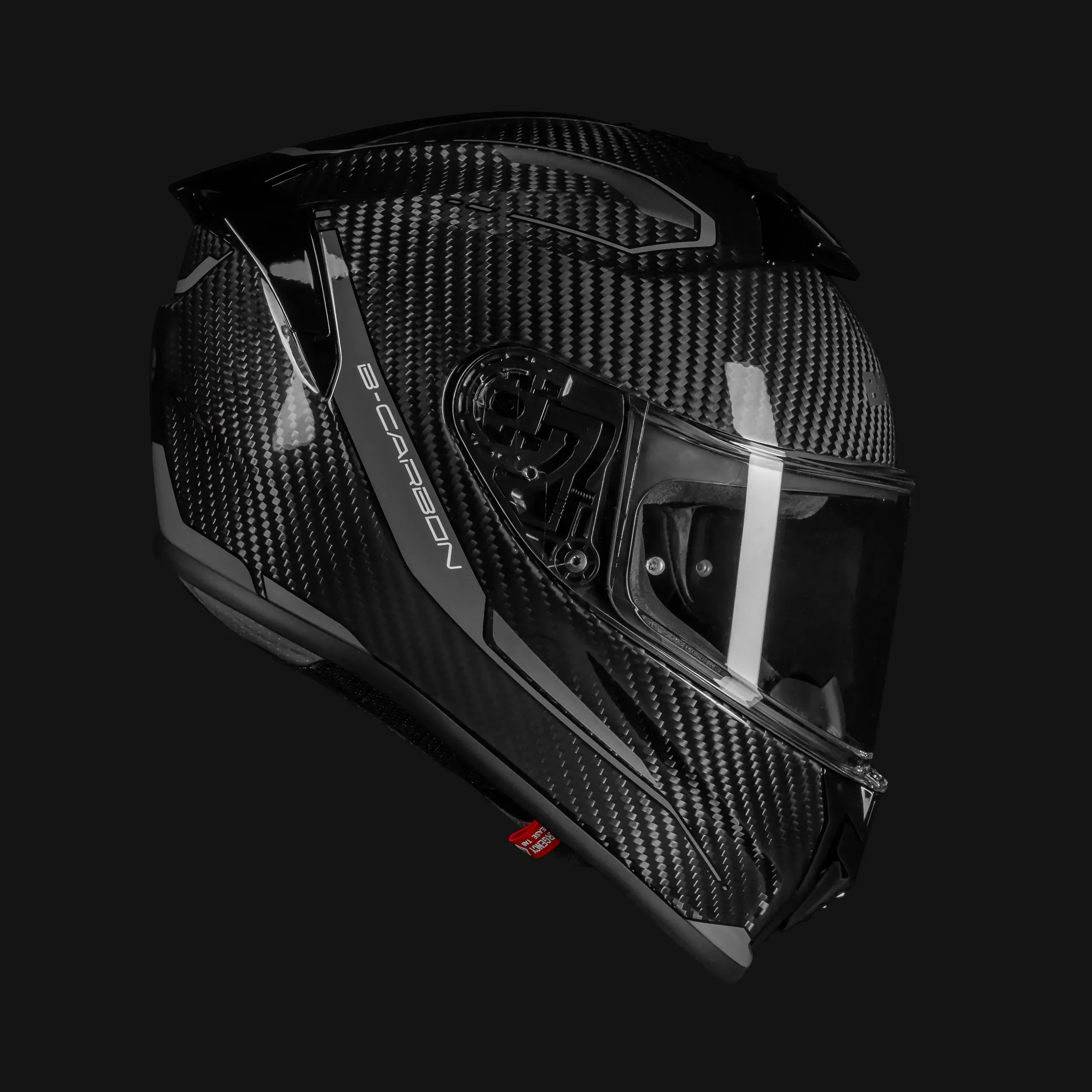 Capacete Bieffe B Carbon C Six Preto E Grafite