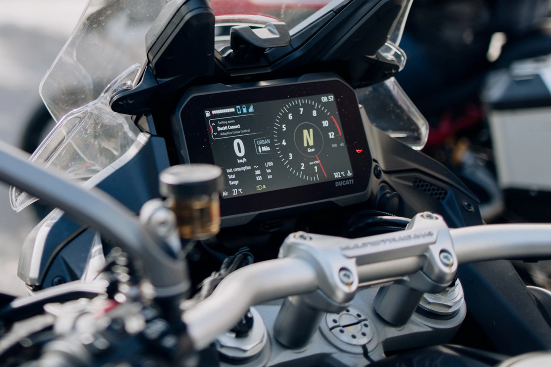 Painel Ducati Multistrada V4 Rally Foto Matheus Triaquim