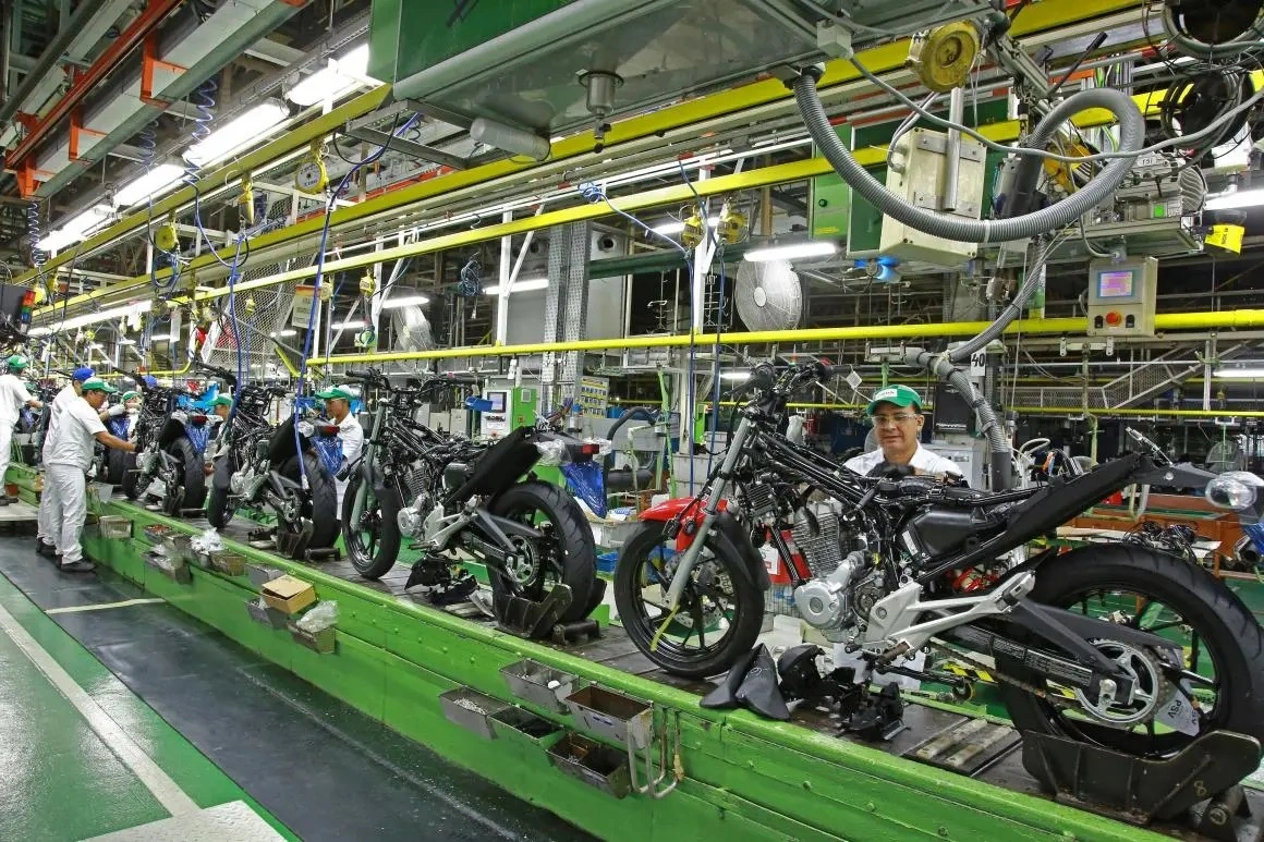 A produção de motocicletas em novembro deste ano foi a melhor para o mês desde 2011