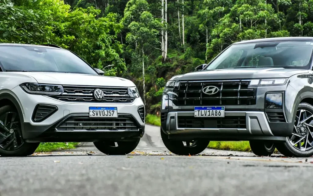 Comparativo Vw T Cross 250 Tsi Highline X Hyundai Creta 1.6 Tgdi 4914