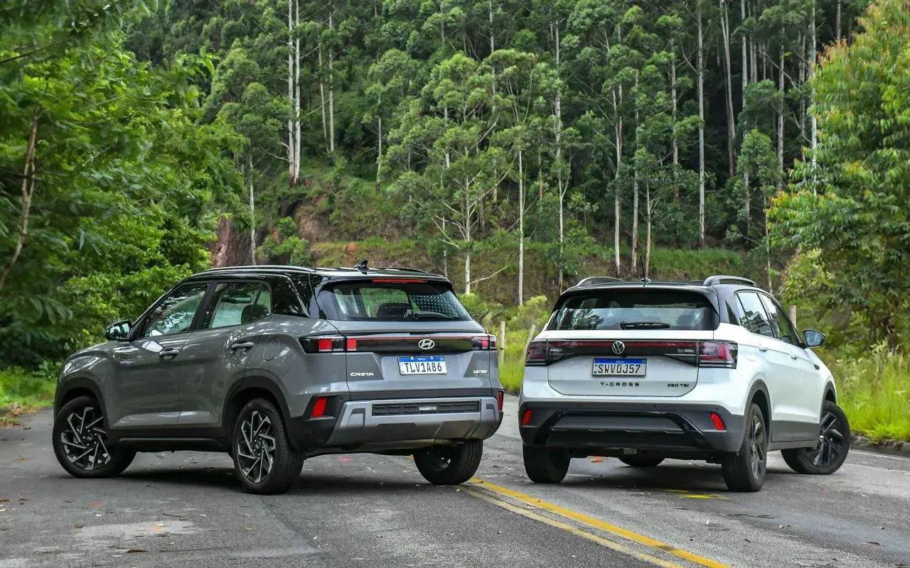 Comparativo Vw T Cross 250 Tsi Highline X Hyundai Creta 1.6 Tgdi 4936