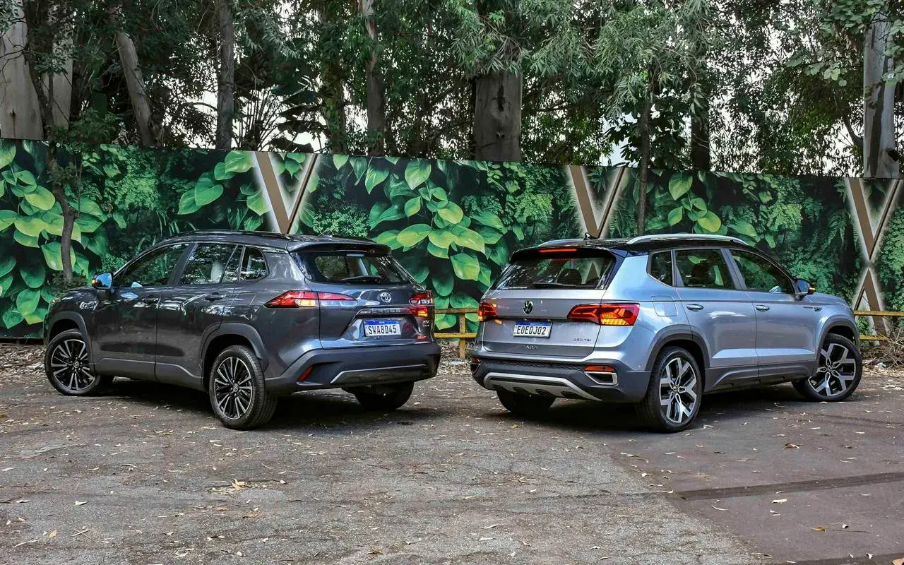 Comparativo Vw Taos X Toyota Corolla Cross E 8581