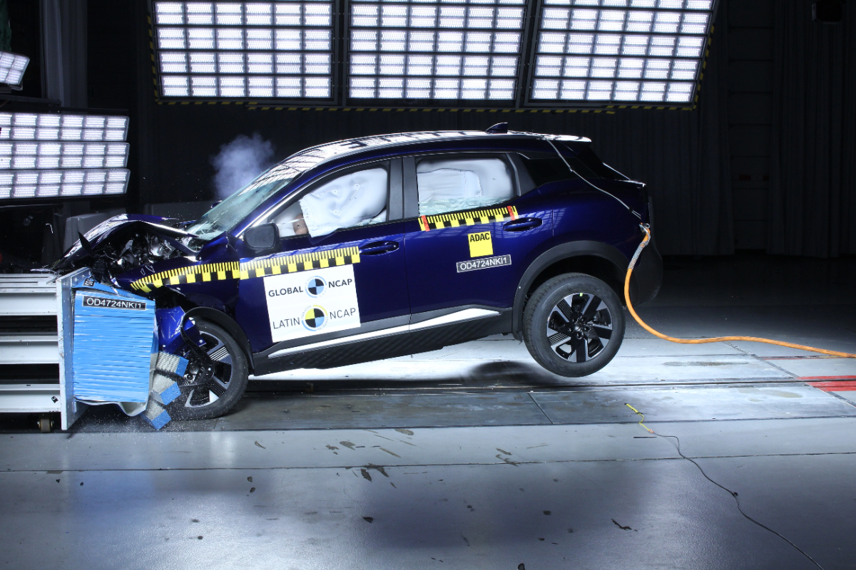Nissan Kicks de nova geração recebe nota máxima no Latin NCAP