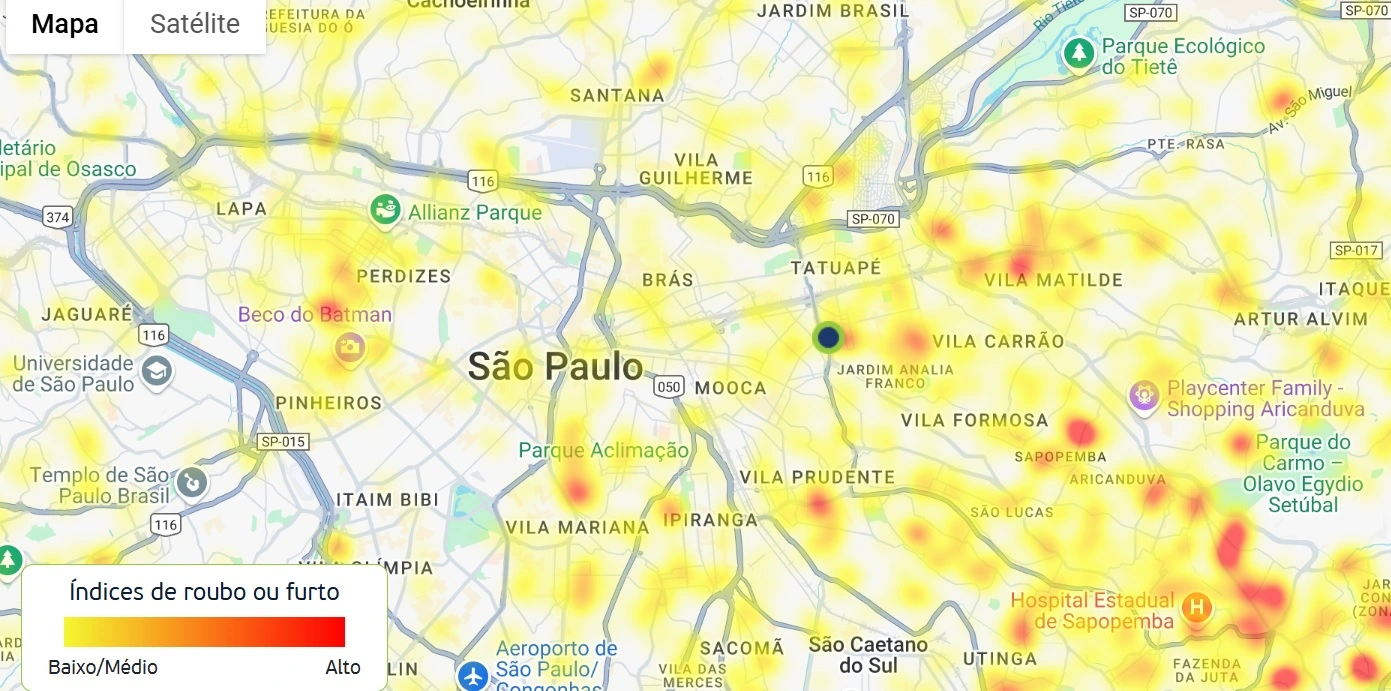 Ituran Mapa De Risco