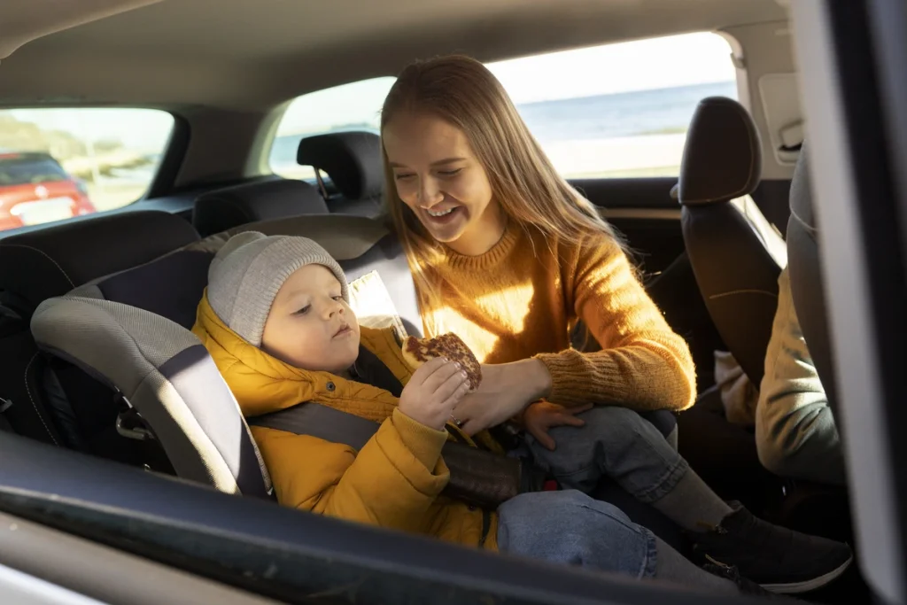 Como dirigir com o bebê no carro