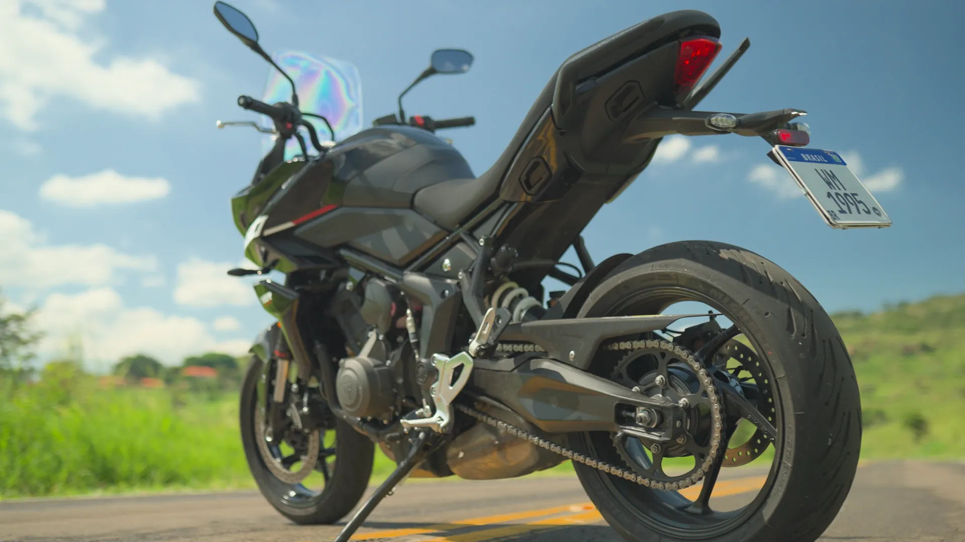 Triumph Tiger Sport 660 2025 Preta Traseira