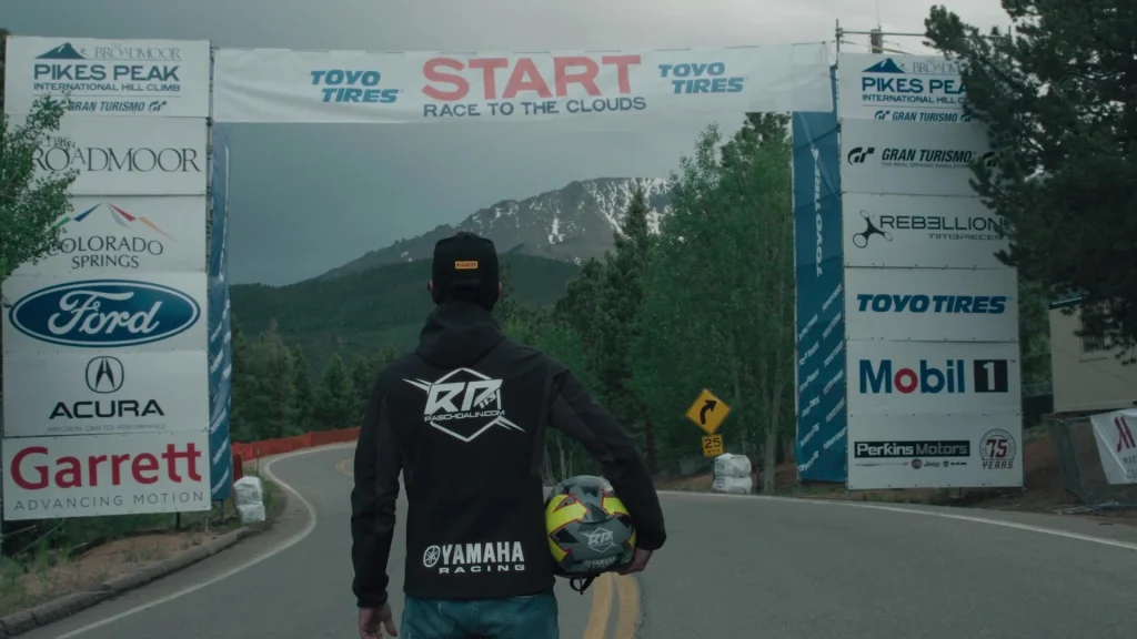 Rafael Paschoalin na prova Pikes Peak