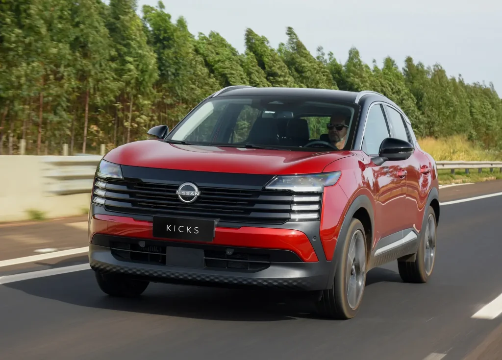 Nissan Kicks decolou em vendas em setembro e ultrapassou, no mês, os dois SUVs mais vendidos do Brasil em 2025
