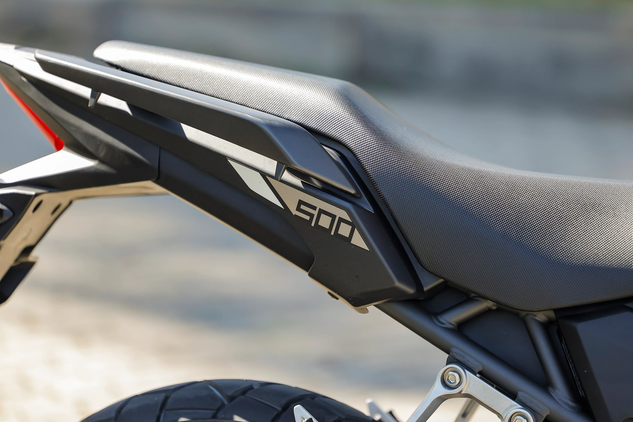 O banco da Honda Nx 500 é uma peça única
