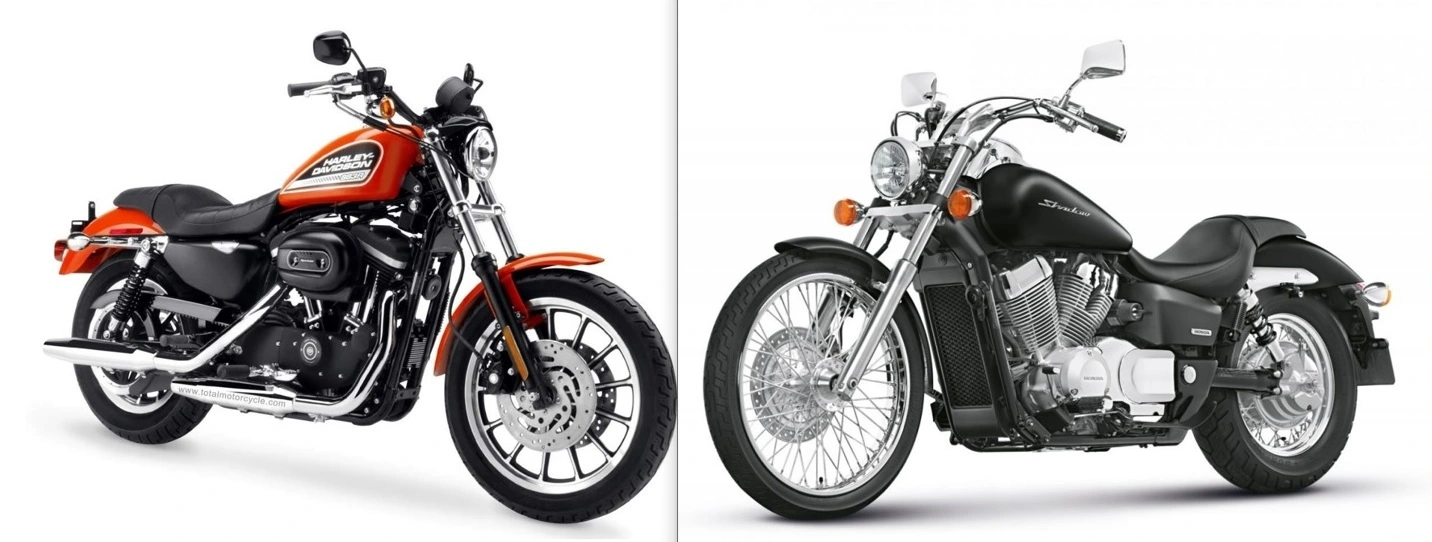 Harley Davidson Sportster 883 e Honda Shadow 750 usadas: qual é a melhor?