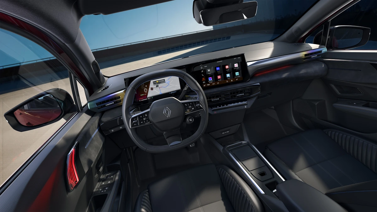 Interior do Renault Clio 2026 está mais moderno e tecnológico